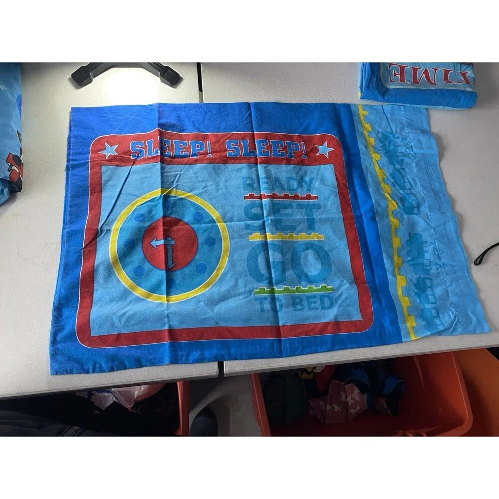 Vintage Thomas & Friends Bedtime Express 3-Pc Twin Flat Sheet + 2 Pillowcases